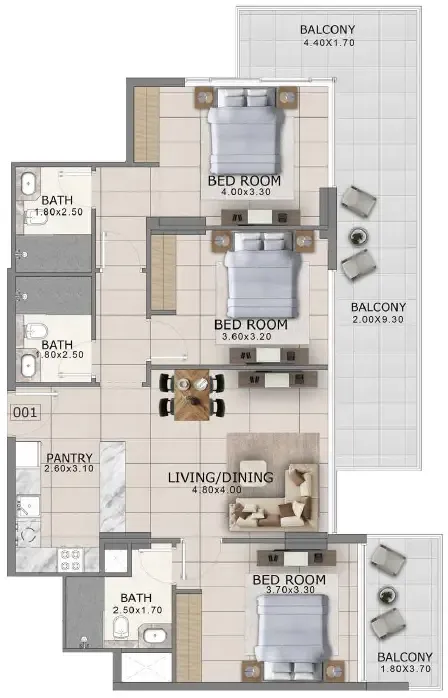 Majid Developments Arlington Park 2 floor plan