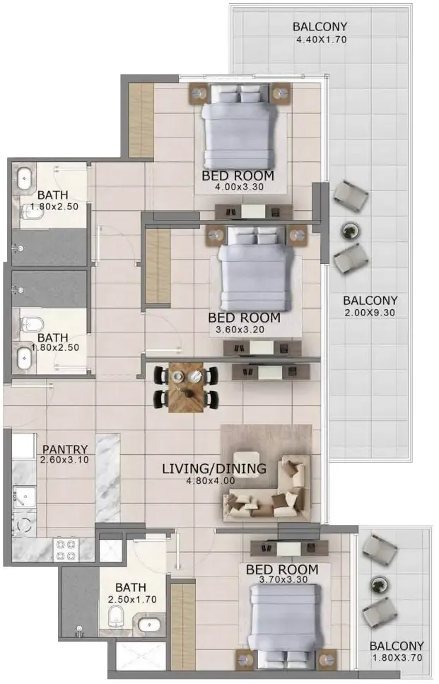 Majid Developments Arlington Park 2 floor plan