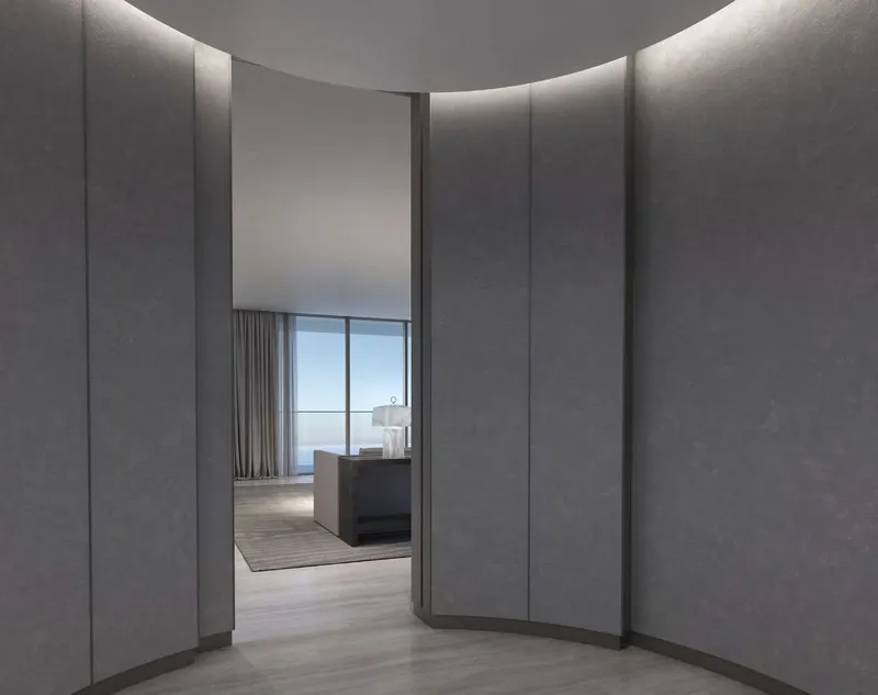 Interior at Armani Beach Residence in Palm Jumeirah Dubai