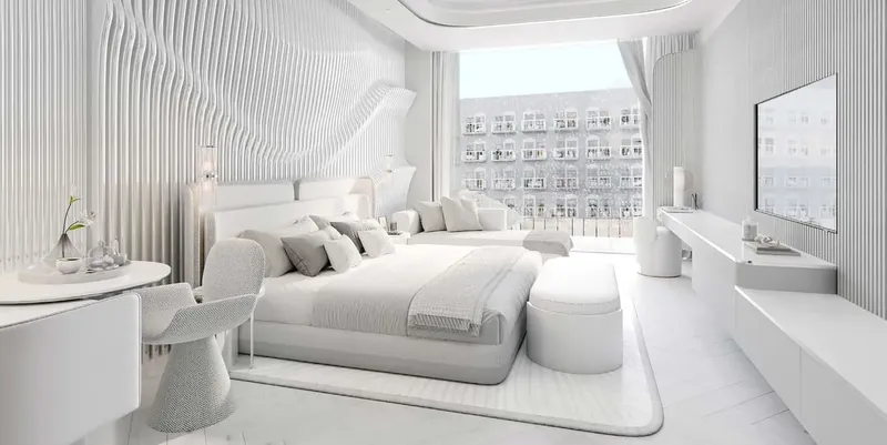 Interior at Artist Hotel in World of Islands Dubai