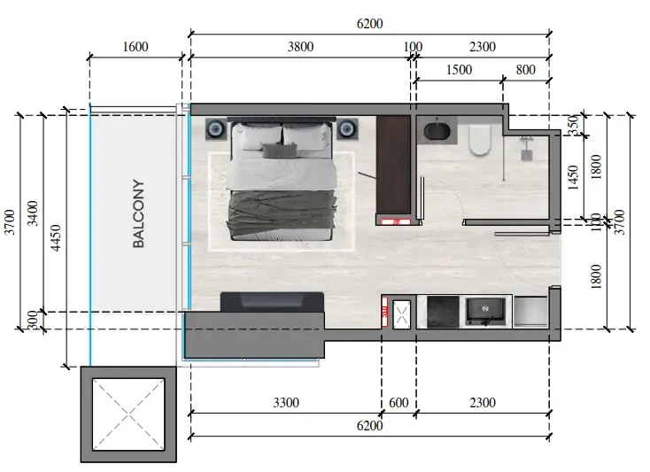 Tiger Group Auresta Tower floor plan