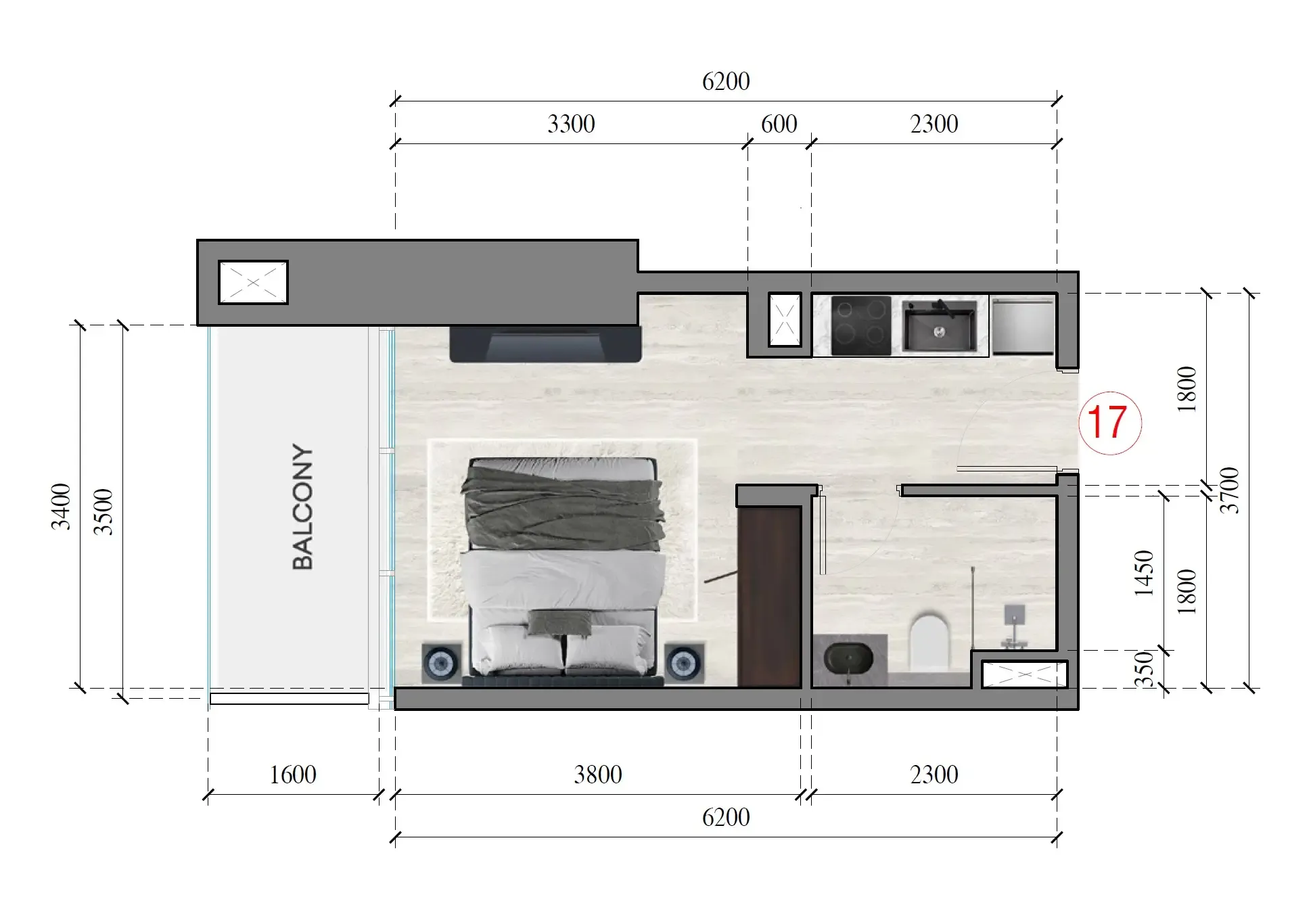 Tiger Group Auresta Tower floor plan