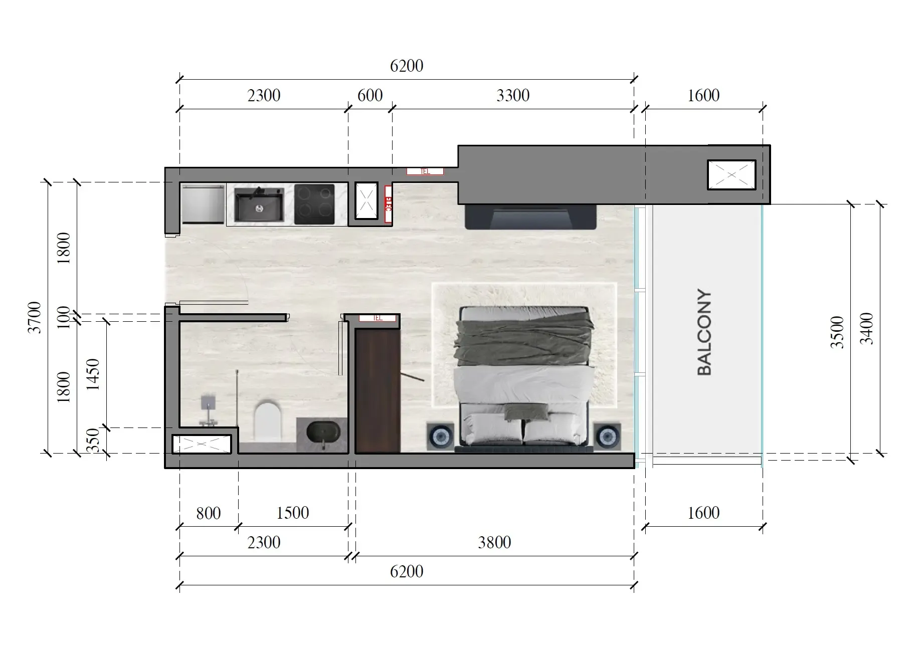 Tiger Group Auresta Tower floor plan