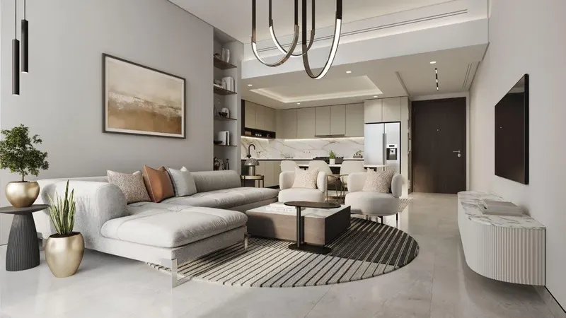 Interior at Avenue Park Towers at Wasl 1 in Al Kifaf Dubai