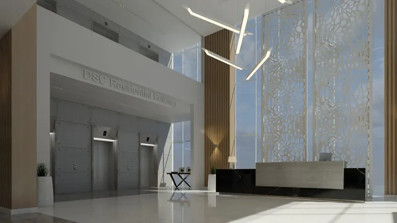 Lobby at Azizi Vista in Dubai Studio City Dubai