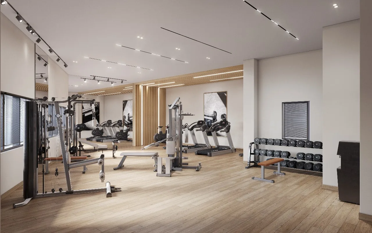 Fully Equipped Gym amenity image at Barajeel Towers