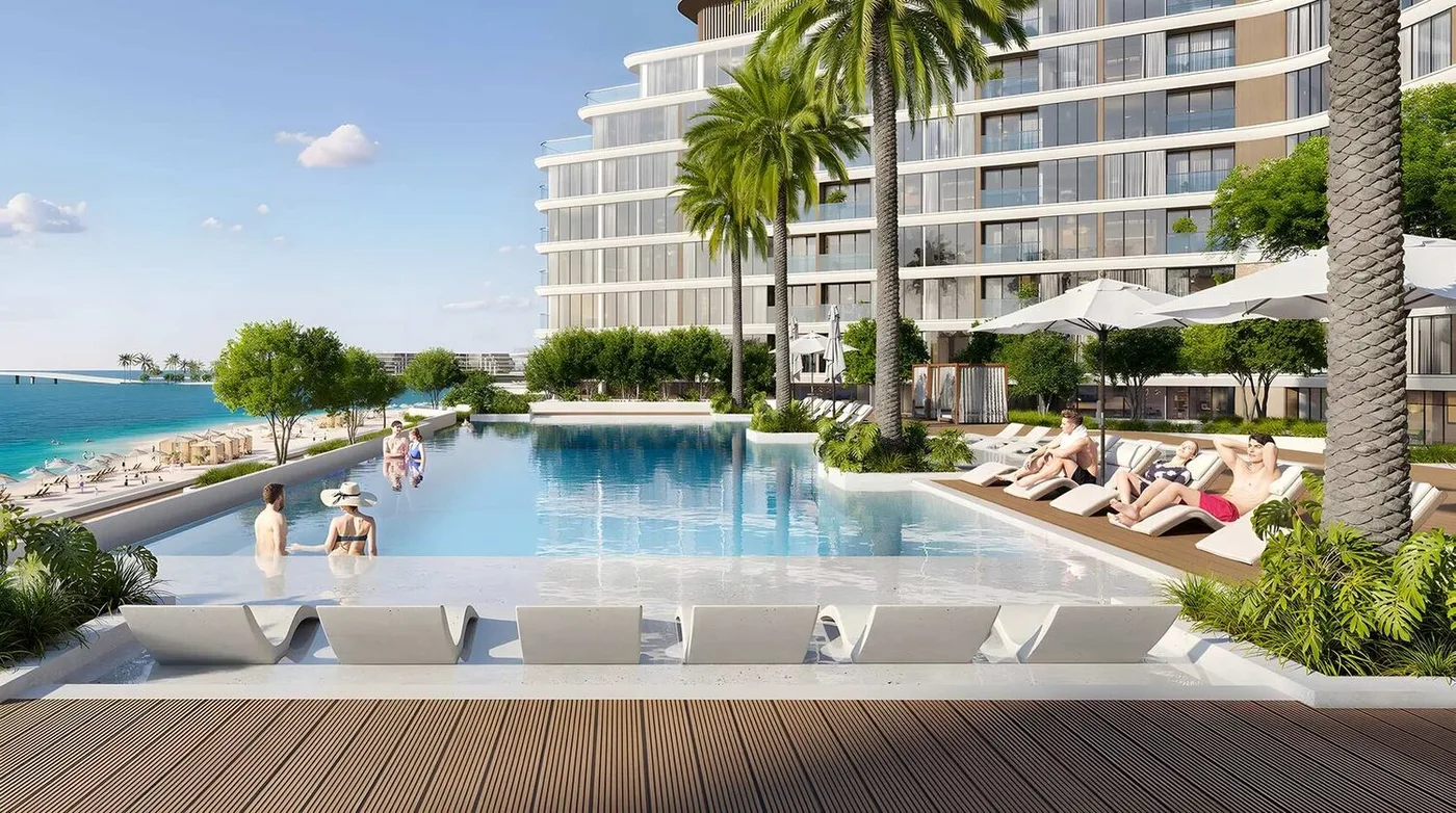 Infinity Swimming Pool amenity image at Beach Residences at Siniya Island