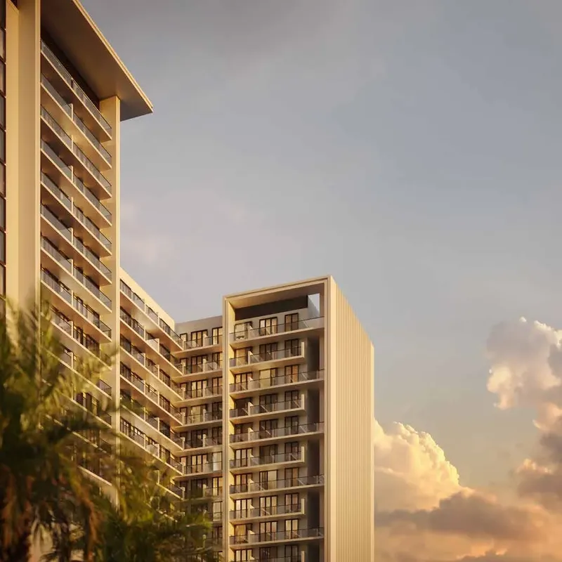 Exterior at Binghatti Amberhall in JVC (Jumeirah Village Circle) Dubai
