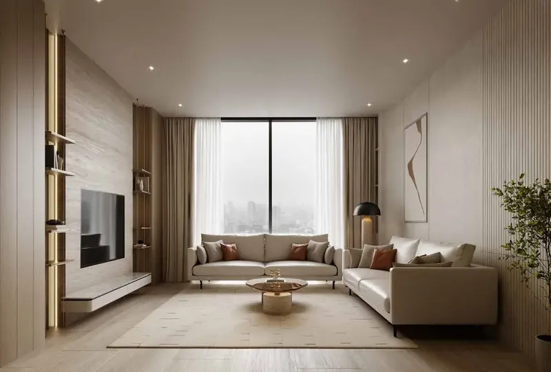 Interior at Binghatti Amberhall in JVC (Jumeirah Village Circle) Dubai