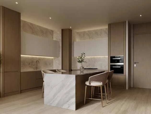 Interior at Binghatti Amberhall in JVC (Jumeirah Village Circle) Dubai