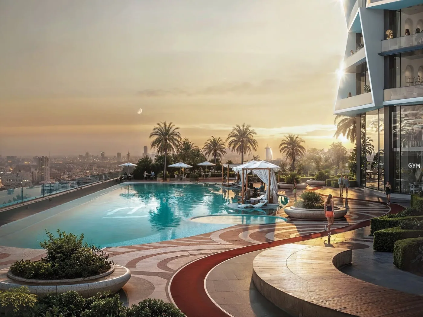 Cabanas & Lounges amenity image at Binghatti Circle