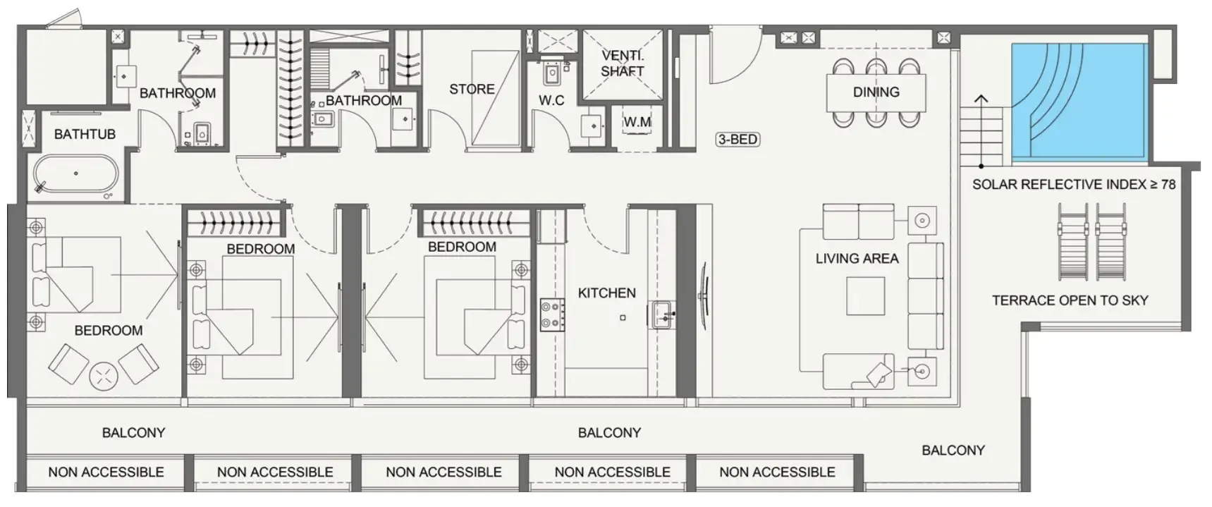 Binghatti Binghatti Cullinan floor plan