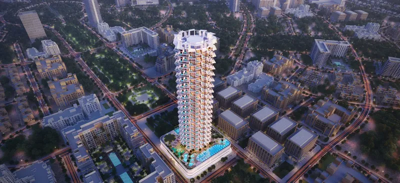 Exterior at Binghatti Phantom in JVC (Jumeirah Village Circle) Dubai