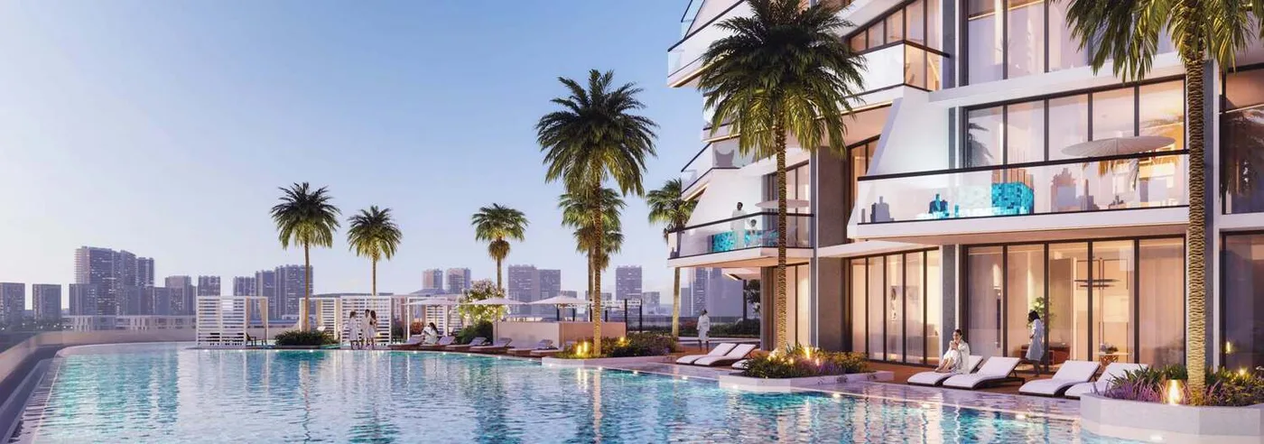 Infinity Pool amenity image at Binghatti Royale