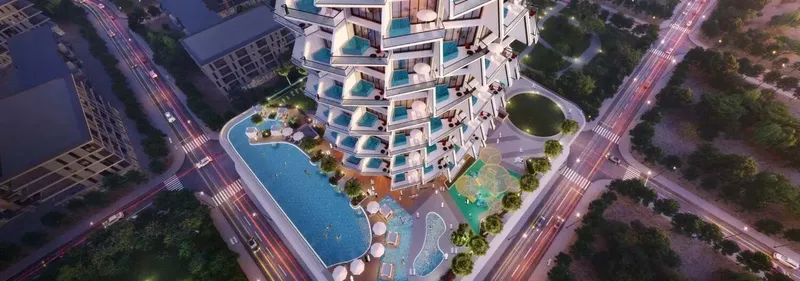 Exterior at Binghatti Royale in JVC (Jumeirah Village Circle) Dubai