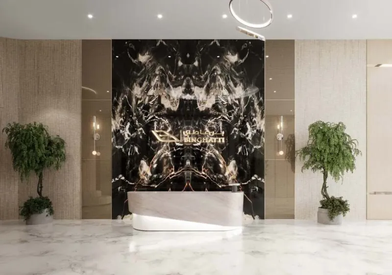 Lobby at Binghatti Royale in JVC (Jumeirah Village Circle) Dubai