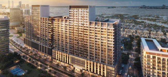 Exterior at Binghatti Ruby in JVC (Jumeirah Village Circle) Dubai