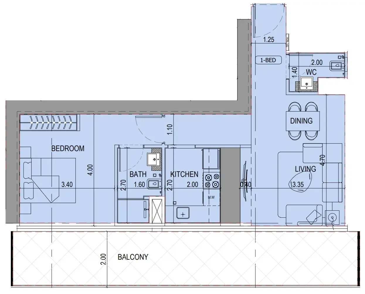 Binghatti Binghatti Sky Terraces floor plan