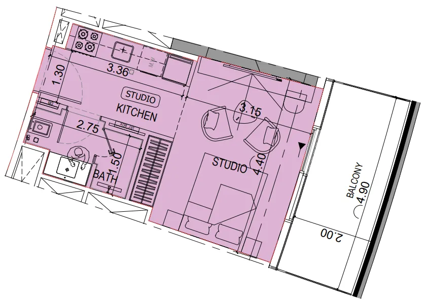 Binghatti Binghatti Skyflame floor plan