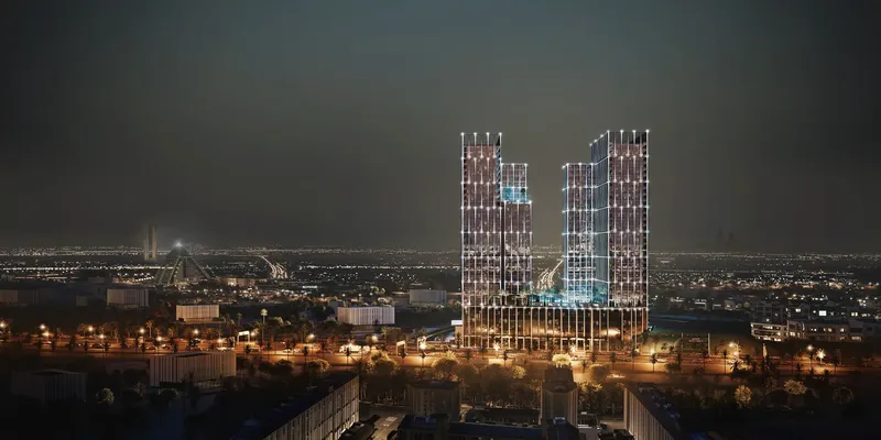 Exterior at Binghatti Spectre in Al Jaddaf Waterfront Dubai