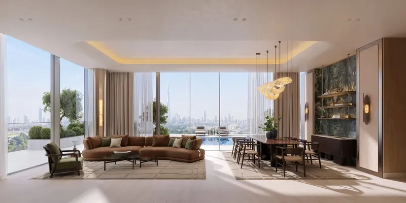 Interior at Binghatti Spectre in Al Jaddaf Waterfront Dubai