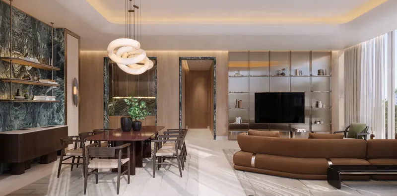 Interior at Binghatti Spectre in Al Jaddaf Waterfront Dubai