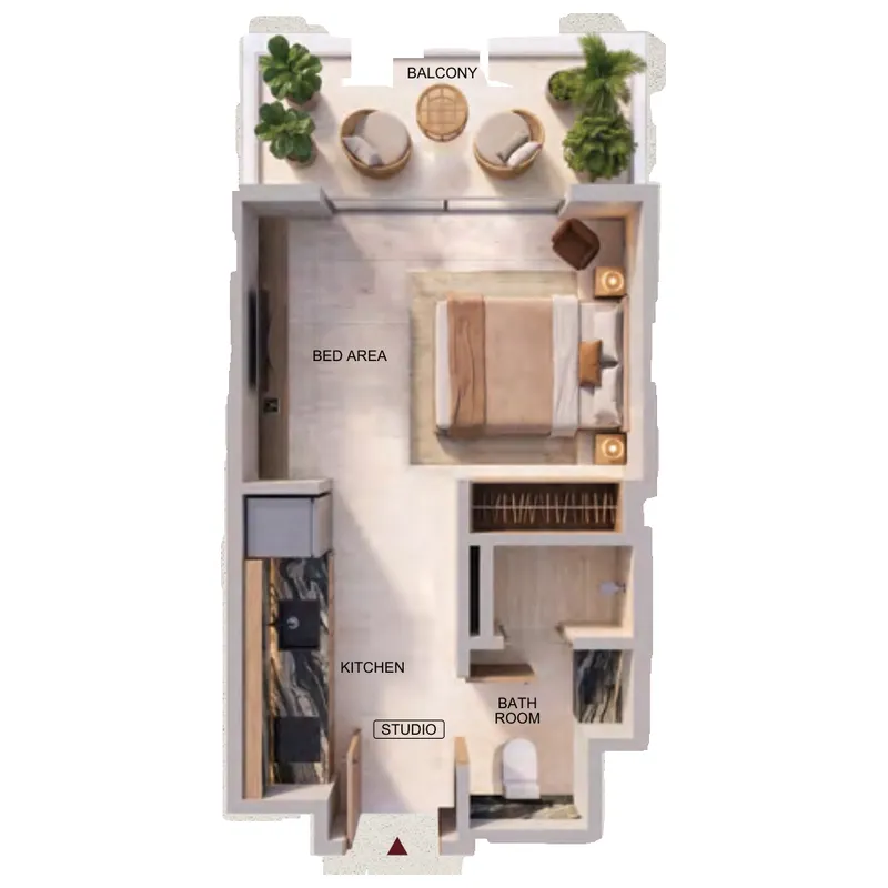 Binghatti Binghatti Spectre floor plan