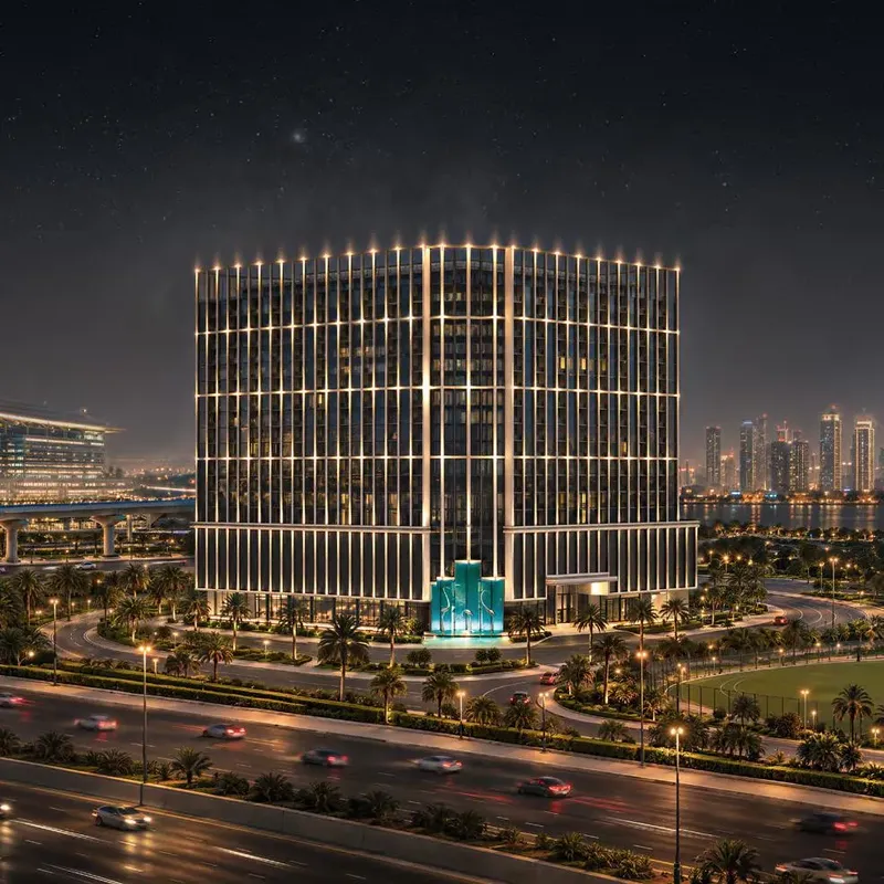 Exterior at Binghatti Starfall in Al Jaddaf Dubai