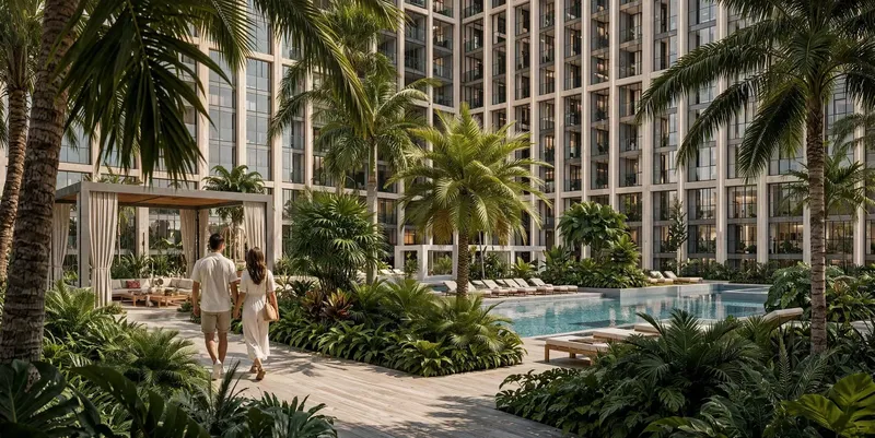 Exterior at Binghatti Starfall in Al Jaddaf Dubai