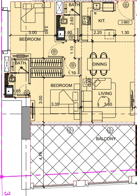 Binghatti Binghatti Twilight floor plan