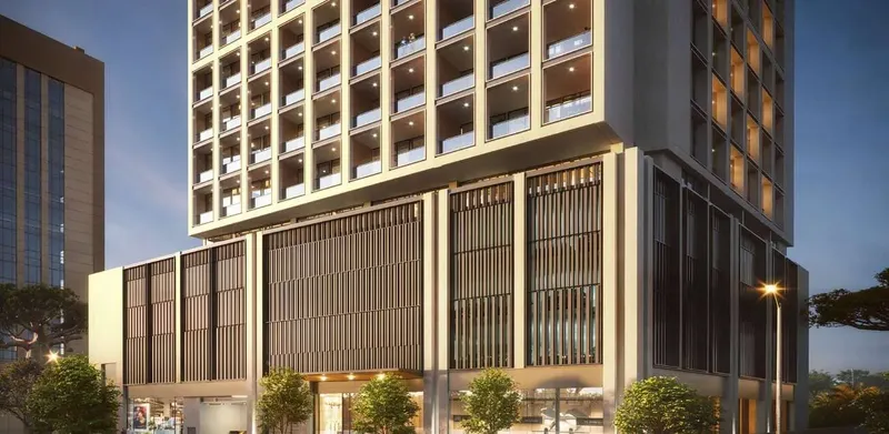 Exterior at Binghatti Twilight in Al Jaddaf Waterfront Dubai