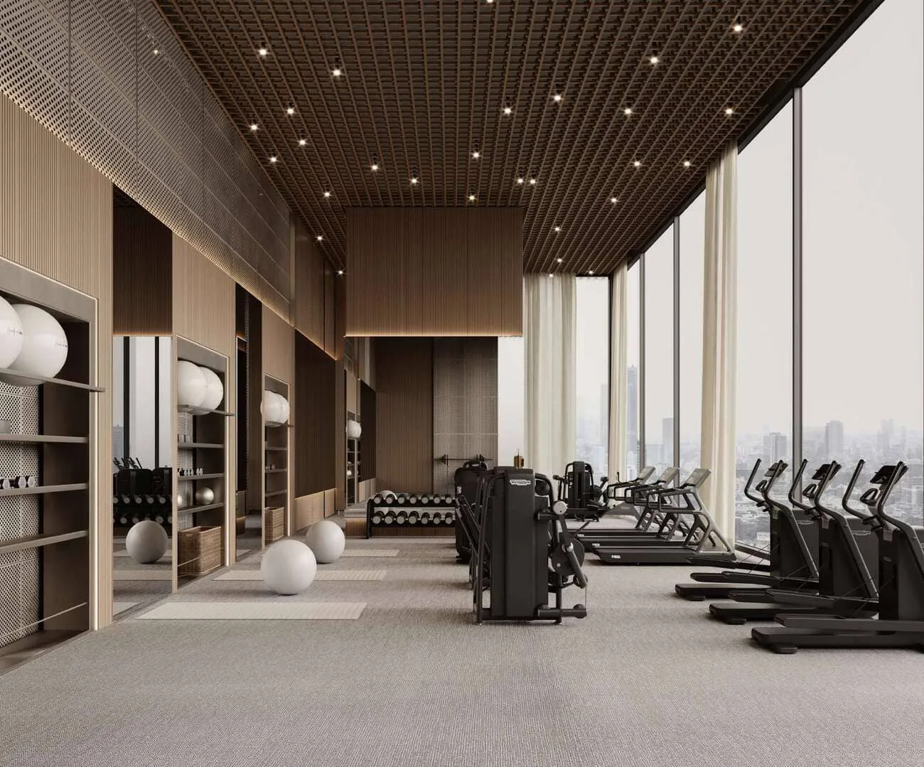 Common Gym amenity image at Binghatti Twilight