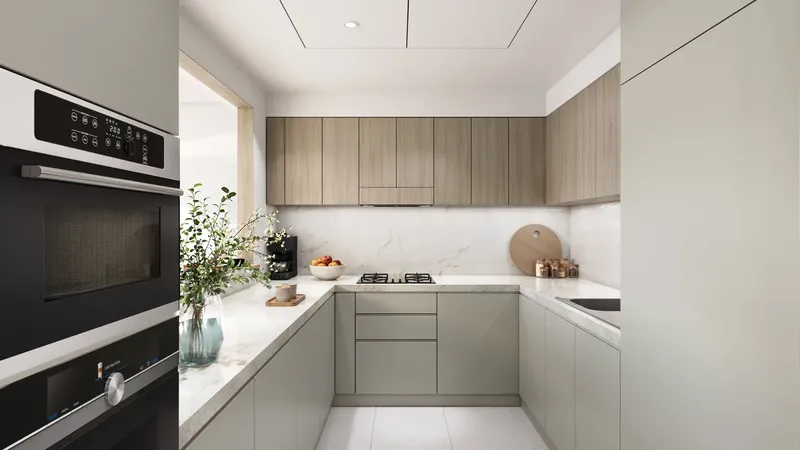 Interior at Bliss Tower in Dubailand Residence Complex Dubai