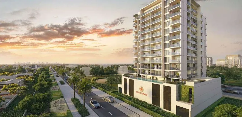 Exterior at Bliss Tower in Dubailand Residence Complex Dubai
