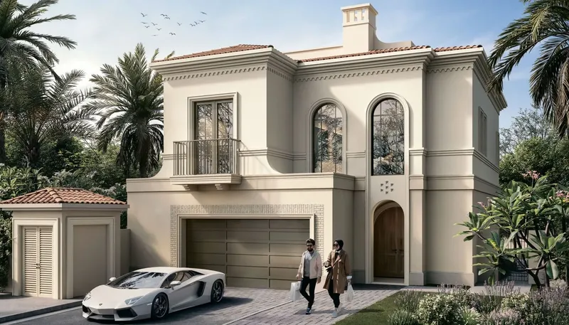 Exterior at Bloom Living 7 - Almeria in Zayed City Abu Dhabi
