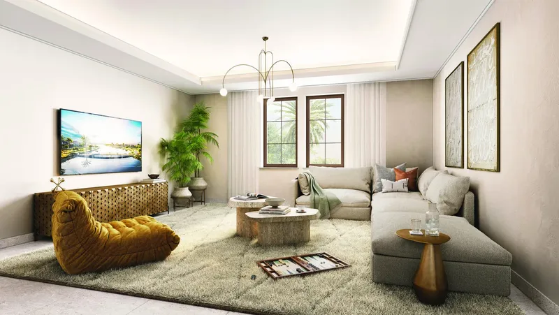 Interior at Bloom Living 7 - Almeria in Zayed City Abu Dhabi