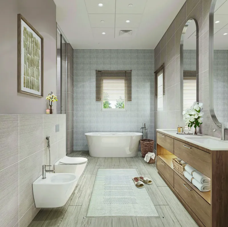 Interior at Bloom Living 7 - Almeria in Zayed City Abu Dhabi