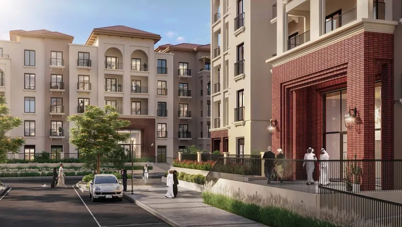 Exterior at Bloom Living - Granada in Shakhbout city Abu Dhabi