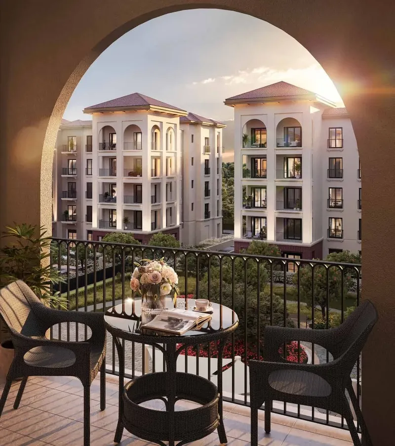 Exterior at Bloom Living - Granada in Shakhbout city Abu Dhabi