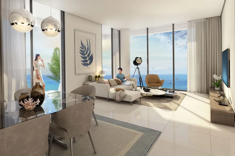 Interior at Blue Bay Walk in Al Hamriya