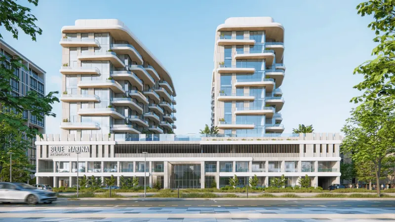 Exterior at Blue Marina Residence in Dubai Islands Dubai