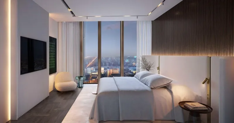 Interior at Burj Azizi in Trade Center Dubai