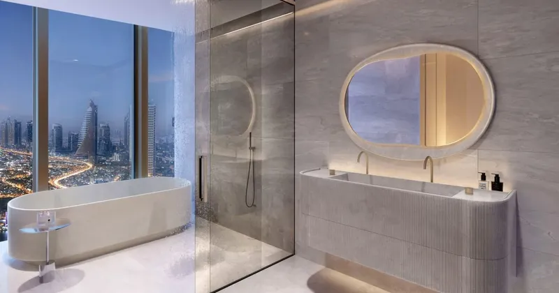 Interior at Burj Azizi in Trade Center Dubai