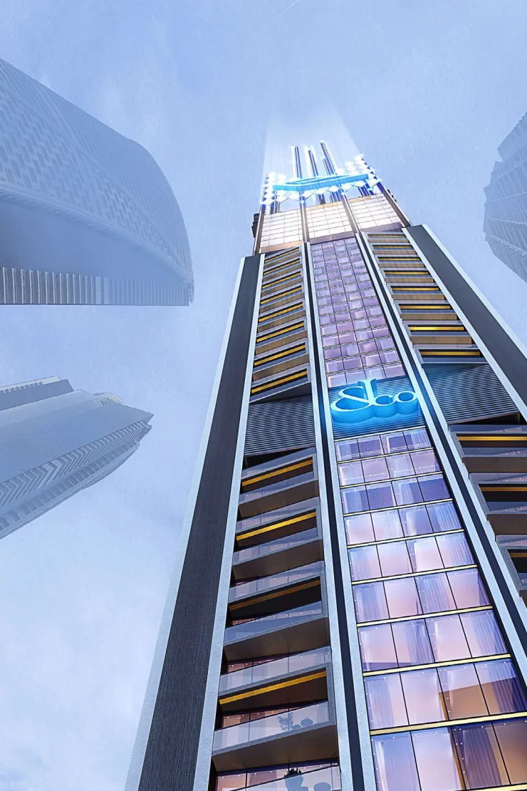 Exterior at Burj Binghatti Jacob and Co Residences in Business Bay Dubai