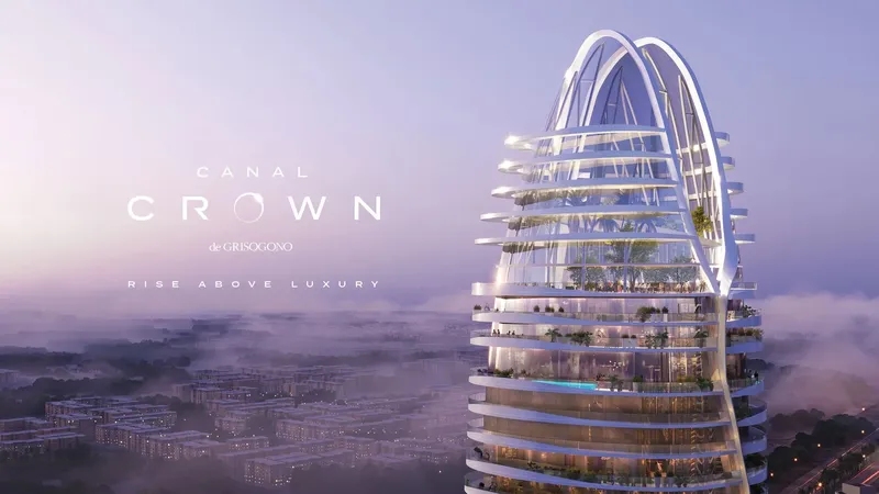 Exterior at Canal Crown in Business Bay Dubai