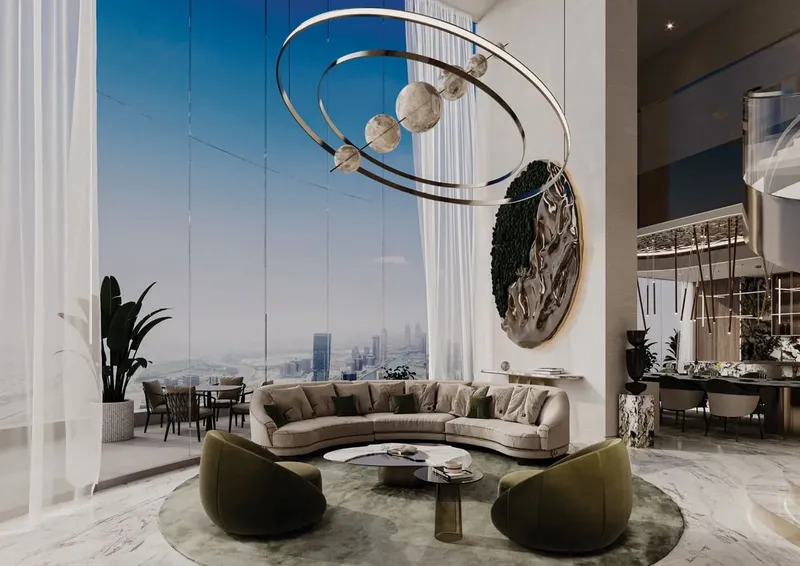 Interior at Canal Crown in Business Bay Dubai