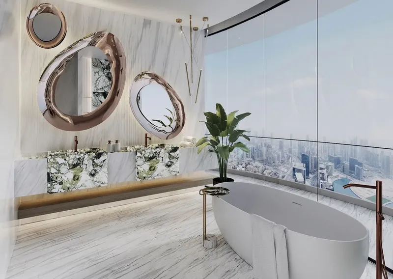 Interior at Canal Crown in Business Bay Dubai