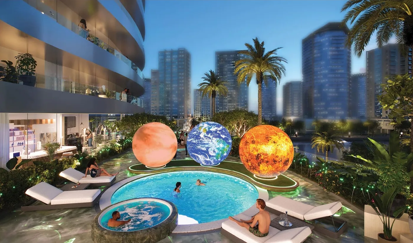 Planets Inspired Garden amenity image at Canal Crown