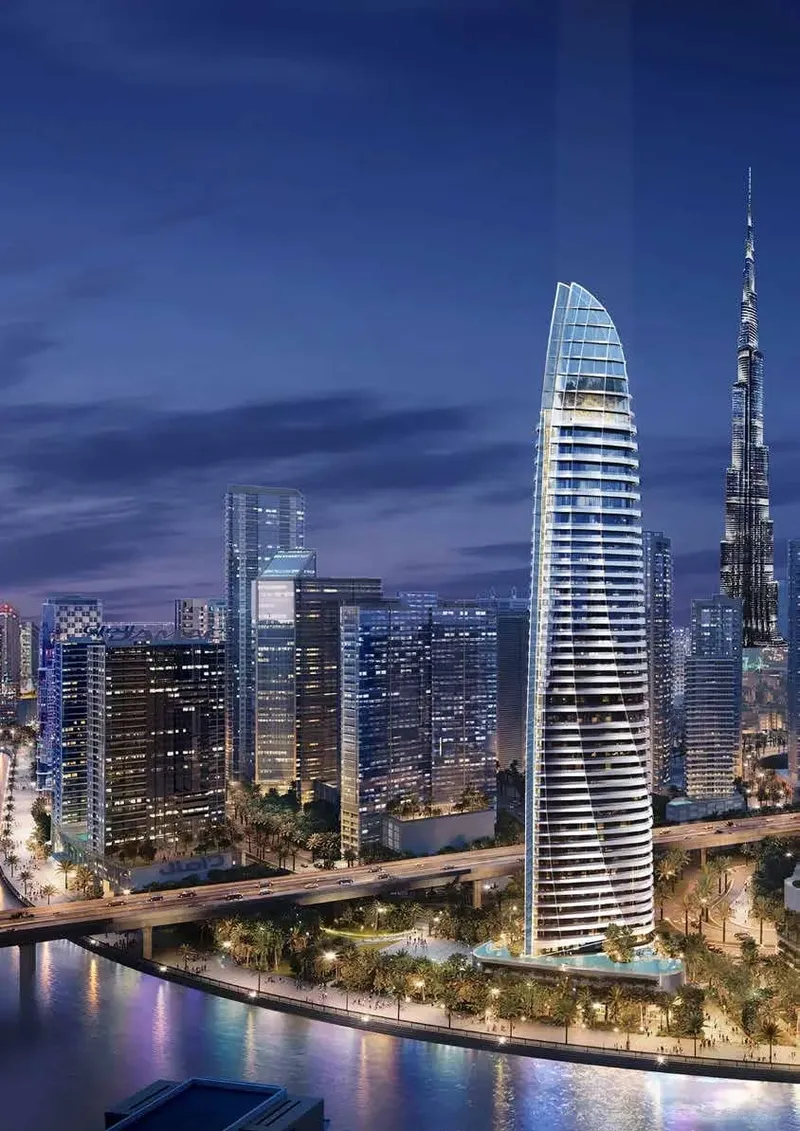 Exterior at Canal Heights in Business Bay Dubai
