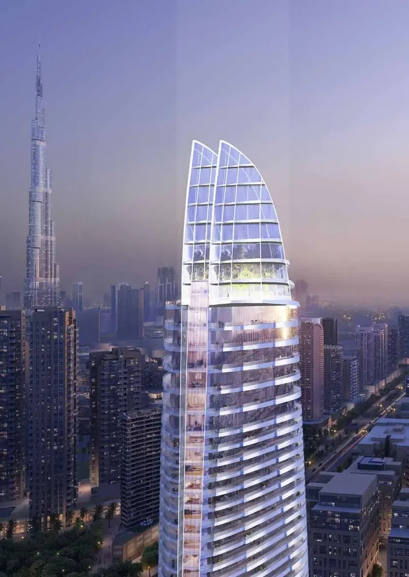 Exterior at Canal Heights in Business Bay Dubai